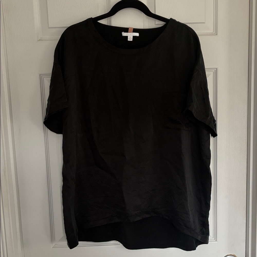 Lunya Black Short Sleeve/Short pajama set